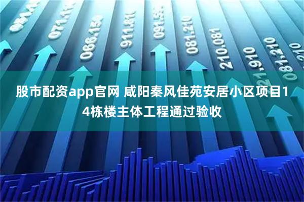 股市配资app官网 咸阳秦风佳苑安居小区项目14栋楼主体工程通过验收